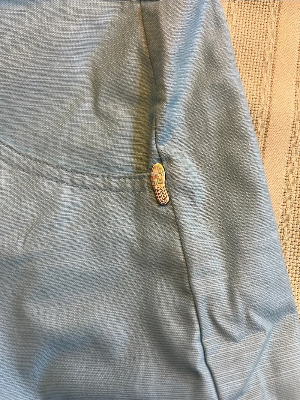 Jordan Light Blue Cargo Shorts with Orange Jumpman